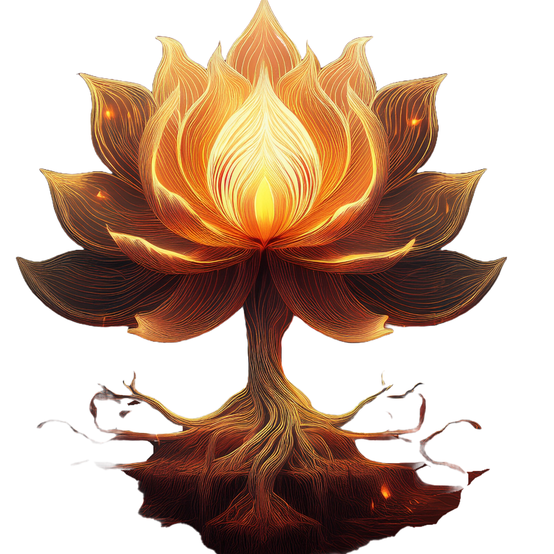 Rooted Flame Lotus - Grounding Power